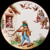 Vieillard Le Monde Renversé box of 6 tin plates