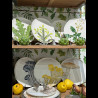 Dessert plate Fig leaf