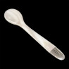 Pearly spoon with metal tip