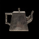 Square Tea Set by James W. Tufts, Aesthetic Movement Silver Plated