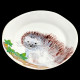 Majolica Hedgehog dinner plate