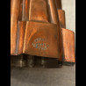 Moule en cuivre pyramide 6 têtes W M Still&Co London 1903 British Broad Arrow. 53 D13cm H 6cm