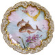 Limoges hand painted porcelain fish set, Grand Dépôt Paris, E.Bourgeois, XIXe