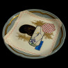 Dessert plate tit, Kioto service, Creil et Montereau, 1878 - 1884
