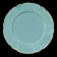 Porcelain Presentation Plate in Turquoise Mozart Collection