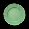 Assiette Table Porcelaine Vert Collection Mozart