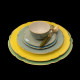 Assiette Table Porcelaine Celadon Collection Mozart