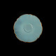 Porcelain Tea Cup and Saucer in Turquoise Mozart Collection