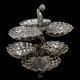 Silver-Plated Seafood Platter, Franco Lapini, Italy, 20th Century