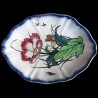 Bracquemond serving dish poppy 20 x 14,5 cm