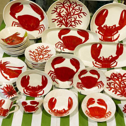 Corail bambou Assiette creuse D 23cm