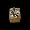 6 Porte-noms à thème marin en argent sterling avec base en pierre dure par Buccellati