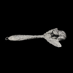 Hochet ange en argent massif