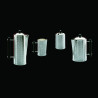 Five-piece silver-plated "Frisson" tea and coffee set