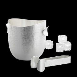 Small "Horizons" silver plated ice bucket