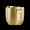Small gilded brass "Horizons" ice bucket