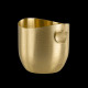 Small gilded brass "Horizons" ice bucket