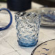 Verre à eau acrylique Vagues bleu