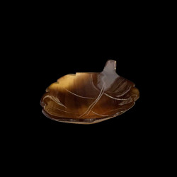 Coupelle corne feuille 7,5cm
