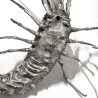 Langouste sculpture en fonte argentée Mauro Manetti  L 43 x 30 cm H 44 cm