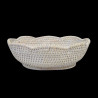White rattan basket