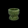 Coquetier rotin vert