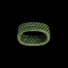 6 Ronds de serviette rotin vert