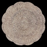 White rattan placemat