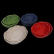 Small green rattan basket