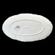 Plat oval faïence chou vert