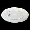 Majolica green cabbage long dish