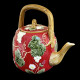 Majolica red Tea Pot "George Sand"