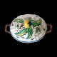 Soupière Rousseau faience Creil L&M circa 1867 Expo Universelle L28,5 x H40cm