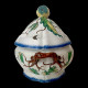 Soupière Rousseau faience Creil L&M circa 1867 Expo Universelle L28,5 x H40cm
