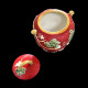 Majolica red Sugar Pot "George Sand"