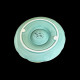 Coquetier faïence turquoise "George Sand"