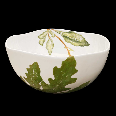 Salad bowl of edible plants