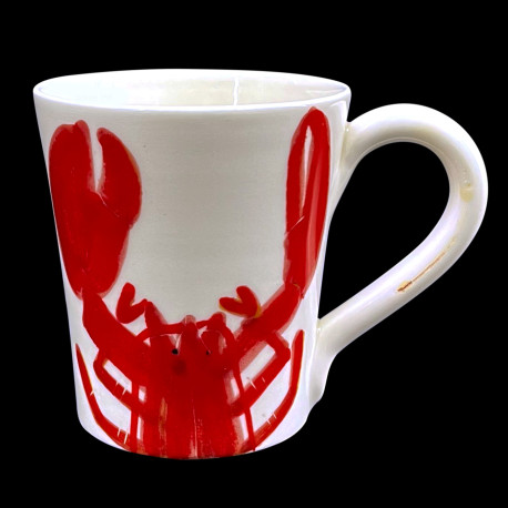 Majolica breton Lobster Mug