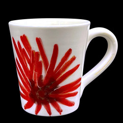Majolica Sea Urchin Mug