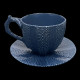 Sage Urchin cup and saucer