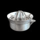 Silver-plated lemon squeezer in two parts