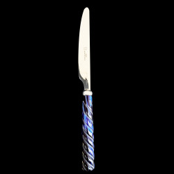 Couteau de table collection cordage bleu