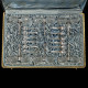 Coffret 6 salerons double, cristal 12 pelles à sel en argent XIXe