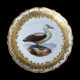 12 porcelain dinner plates with birds from Royal Vienna late 19th century