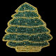 Beaded coaster tree
