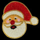 Beaded coaster Christmas father