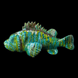 Tropical fish table decoration