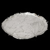 Silver Round Plate Maple Leaf