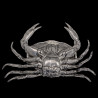 Plat à caviar en forme de crabe par Piero Figura