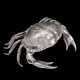 Crab-shaped Caviar Dish in Pewter by Piero Figura